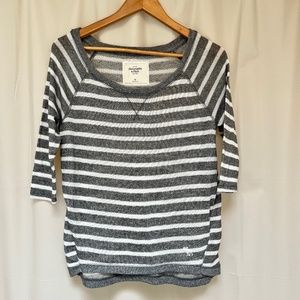 Abercrombie & Fitch oversized striped top